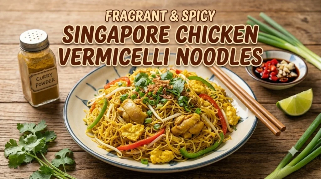 Singapore Chicken Vermicelli